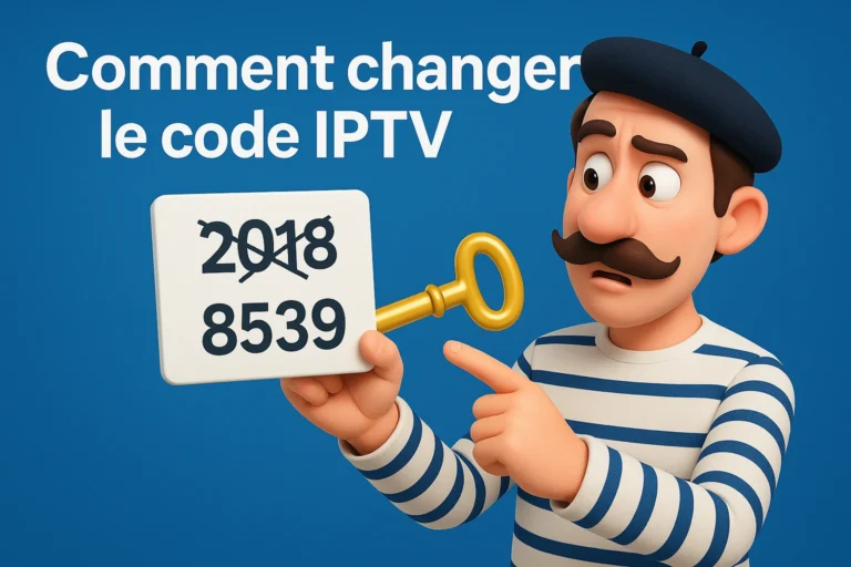 Comment changer le code IPTV