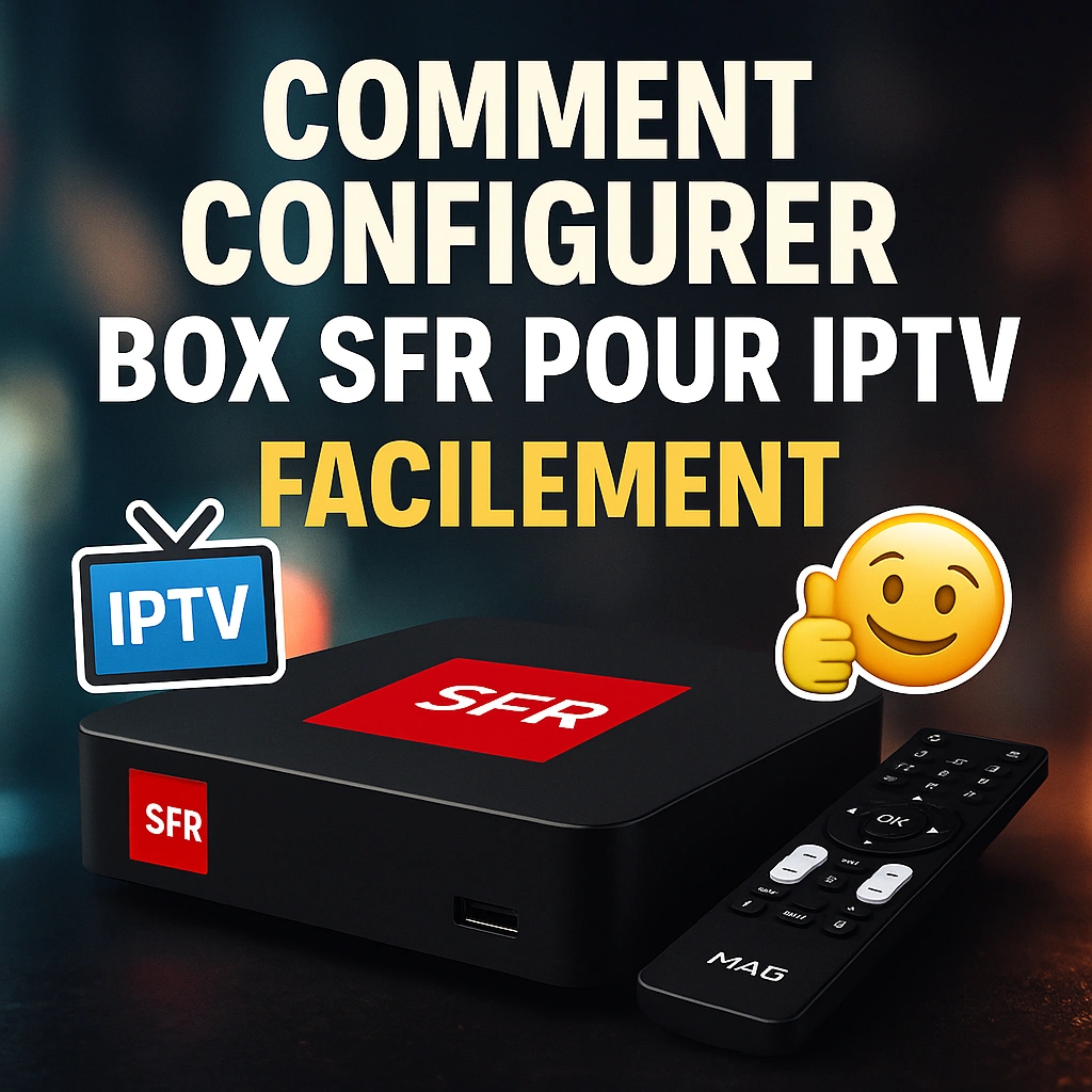 Configurer Box SFR pour IPTV- Guide installation et réglages