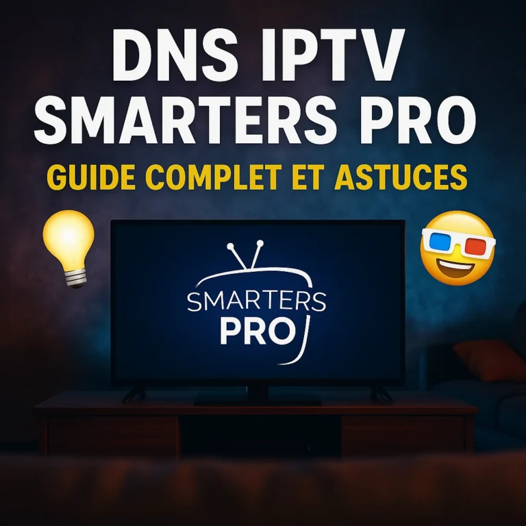 DNS IPTV Smarters Pro- Guide complet et astuces