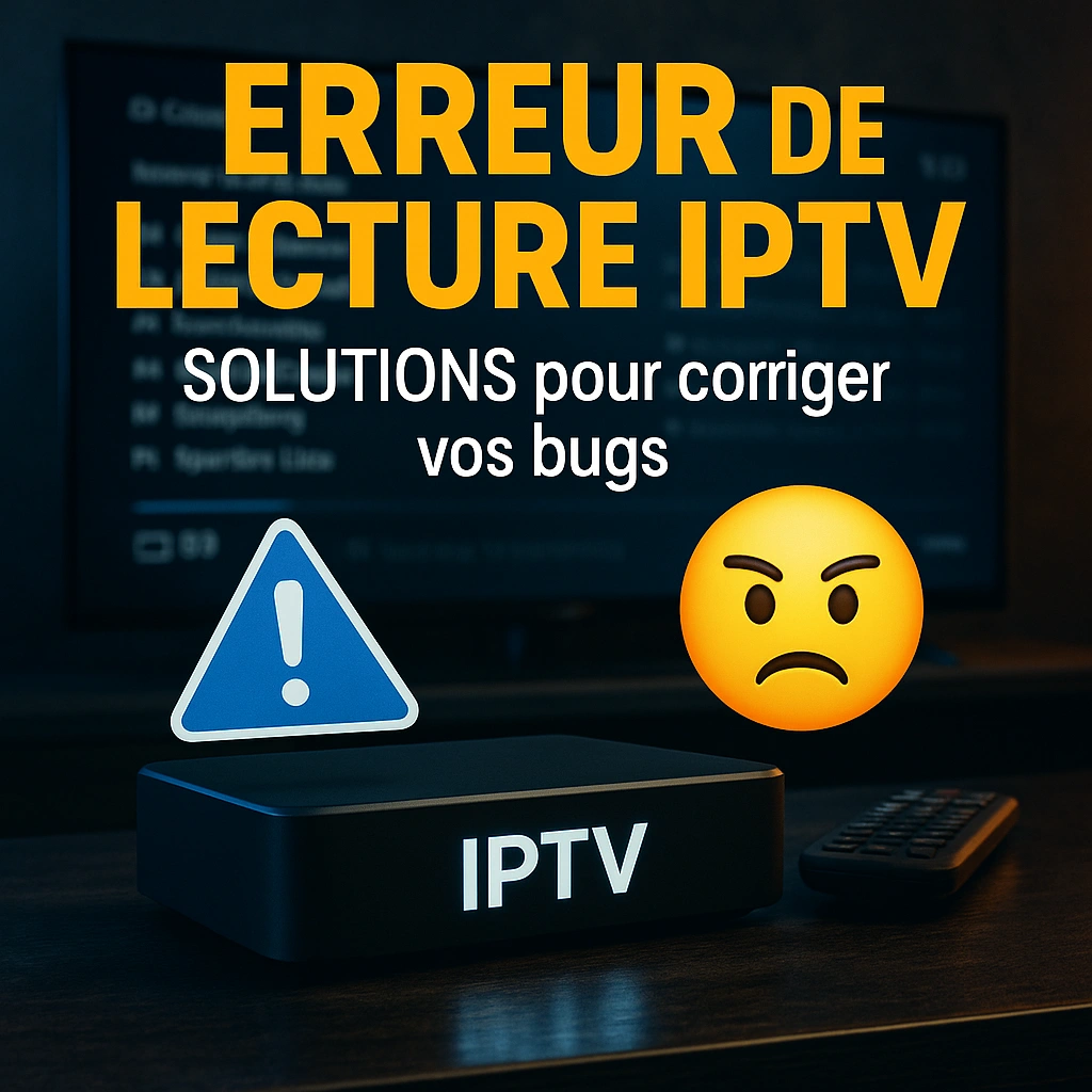 Erreur de Lecture IPTV : Solutions pour corriger vos bugs